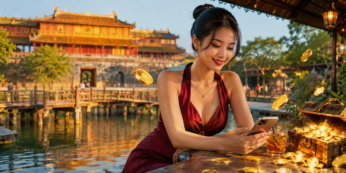 Người dùng tại Huế sử dụng điện thoại di động để chơi casino trực tuyến với thái độ thoải mái và kiểm soát